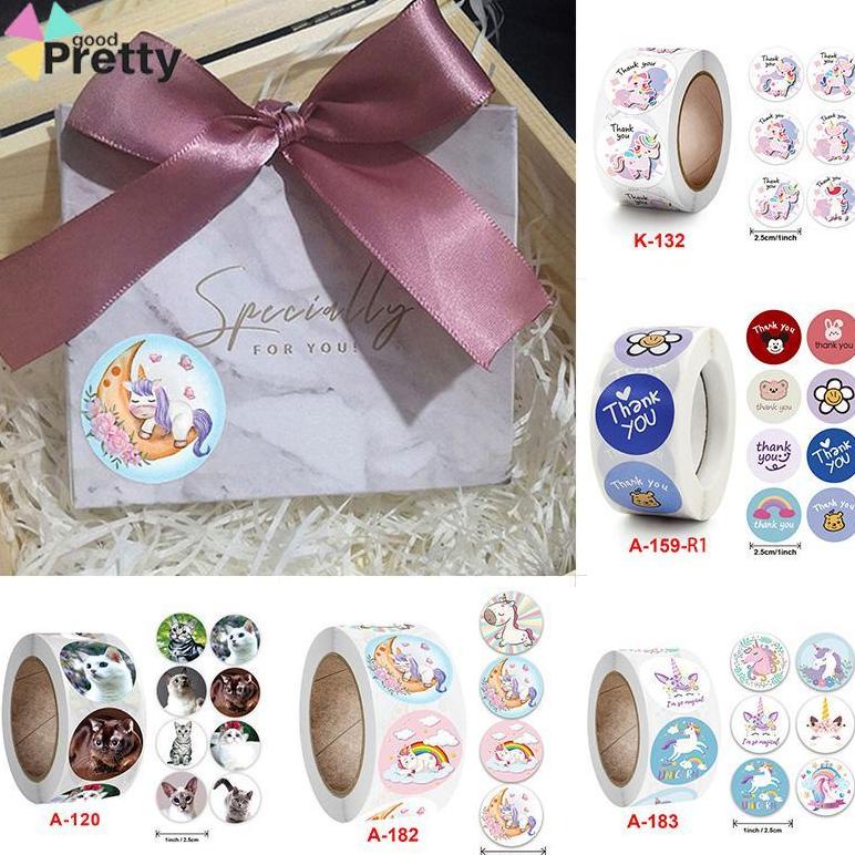 

Termurah Stiker Thank You Kartun Stiker Label Menyenangkan Liburan Manual Diy Dekoratif Penyegelan Stiker Terima Kasih Tag Fragile Stiker Packing