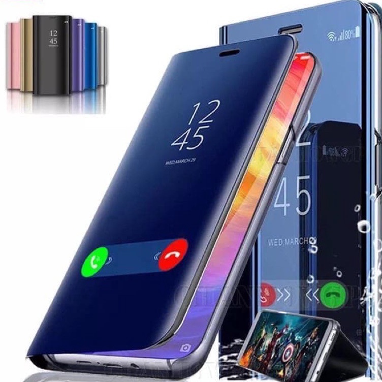 Harga murah VIVO V15 V15 PRO V17 PRO V19 V20 V20SE V21 V21E 4G 5G Flip cover mirror Standing case Sm