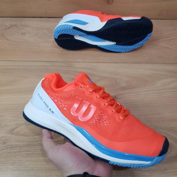 TERLARIS SEPATU TENIS WILSON RUSH PRO 3.0 SEPATU TENNIS WILSON RUSH PRO
