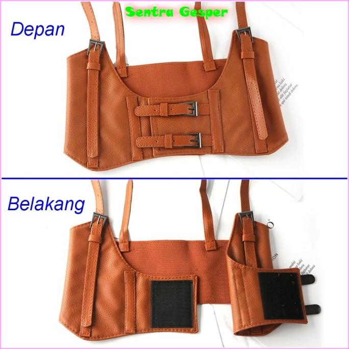 Gesper Belt Lebar Sabuk Wanita Obi Karet Ikat Pinggang Korset Besar Cm