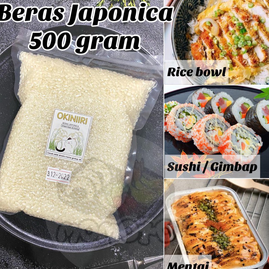 

SDMR9187 Terbaru 3.3 Beras Sushi Jepang 500 gram Japonica Rice Mentai Pulen Punel