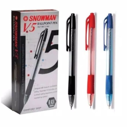 

Ready Stock.. PULPEN / PEN SNOWMAN V5 [LUSIN- 12 PCS] 51