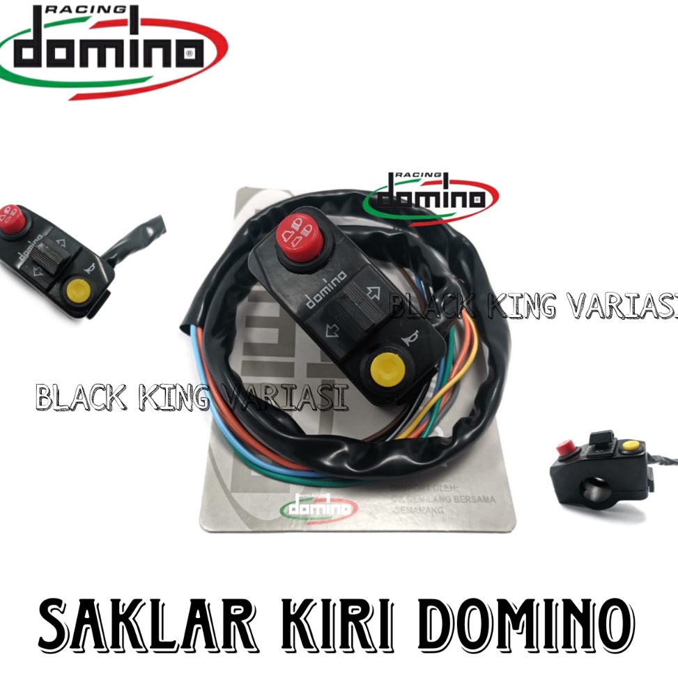 ⋆FPl Saklar Kiri Domino Tombol Lamp Kiri Domino Thailand Saklar Kiri Stater KG65 Saklar Motor Univer