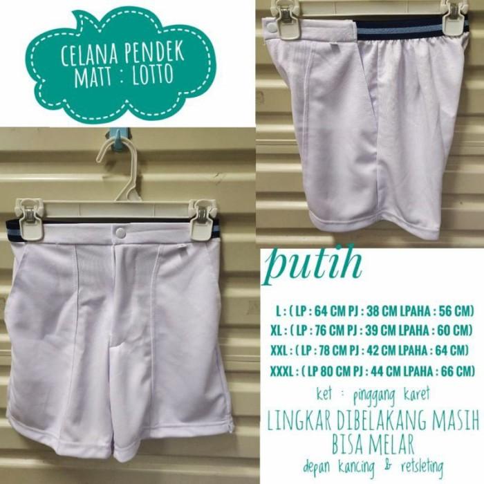 TERLARIS CELANA TES TNI-POLRI/CELANA PUTIH POLOS / CELANA BADMINTON