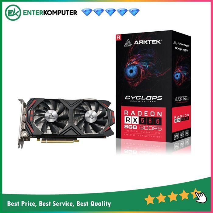 TERLARIS ARKTEK RADEON RX 580 8GB GDDR5 CYCLOPS