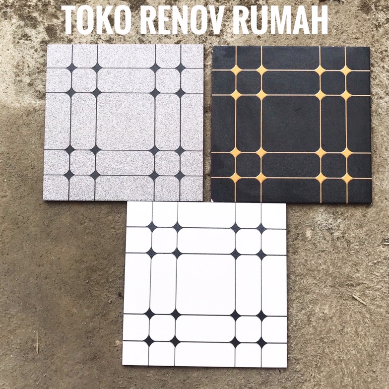 Murah.. keramik lantai 40x40 (doff-mate)/ keramik hitam/ keramik abu/ keramik putih/ keramik lantai 