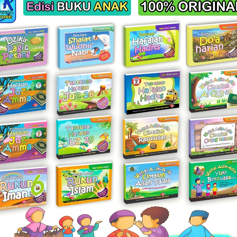 HRHK4699 XC26619  Buku Saku Anak Seri Akhlak Rasulullah Premium Full Colour - Tuntunan Hafalan Hadit