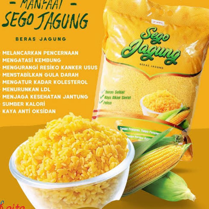 

RDRD4954 XG34448 Beras Jagung Sego Jagung 700 Gram Diet Sehat Nasi Jagung