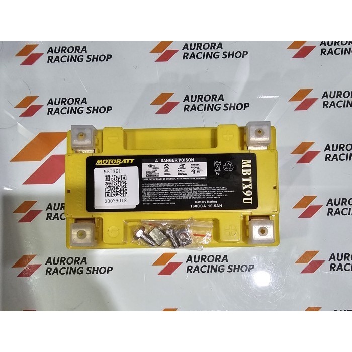 AKI KTM DUKE 200 / DUKE 250 MOTOBATT QUADFLEX MBTX9U - 12V10.5AH terpopuler