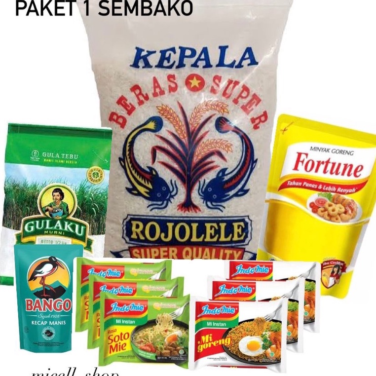 

XSHM5554 [PROMO SALE!!!] paket 1 sembako super murah