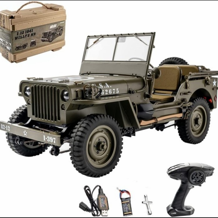 FMS RC 1/12 Jeep Willys 1941 4WD RTR