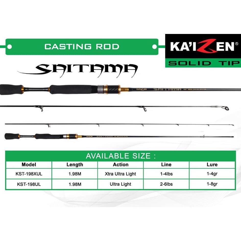 Viral Rod Ul / Ultralightkaizen Saitama Solid Carbon Tip