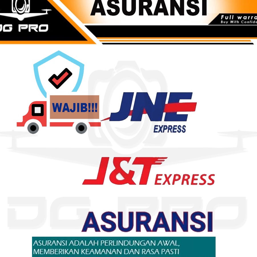 ✫Terkini❈ ASURANSI JNE DAN JNT / SHOPEE express/J&T /SICEPAT /GRAB WAJIB( 100.000-29.999.000 ) B92