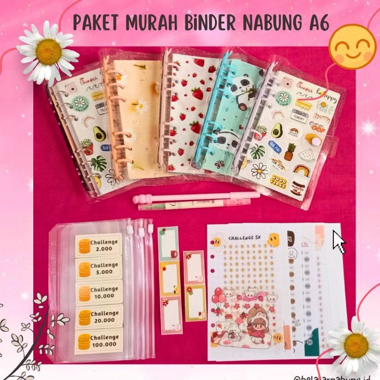 

Paling Diminati.. Paket Murah Binder Keuangan A6 (3 Ziplock) 00D