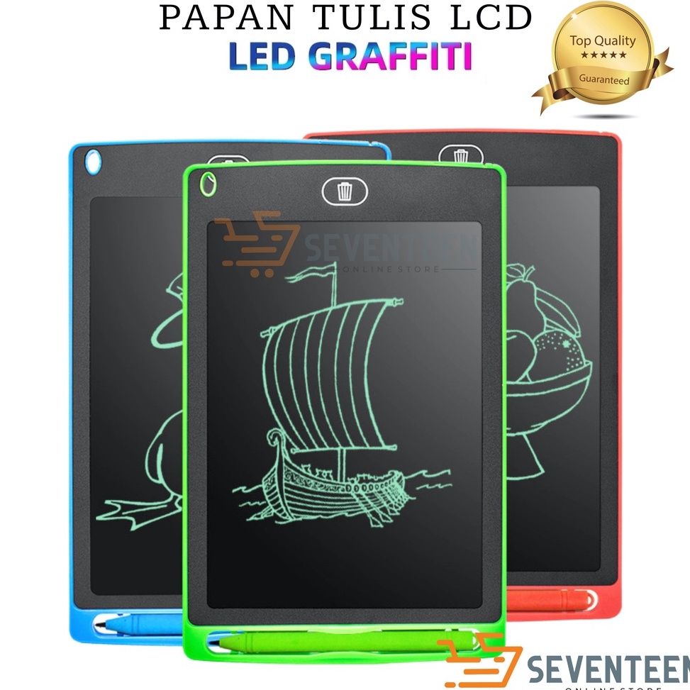 

Shopee brand SEVENTEEN LCD DRAWING TABLET 8.5 INCH 10 INCH 12 INCH WRITING TABLET ANAK PAPAN LAYAR TULIS ANAK PAPAN TULIS ELEKTRIK LCD WRITING BOARD Langsung proses