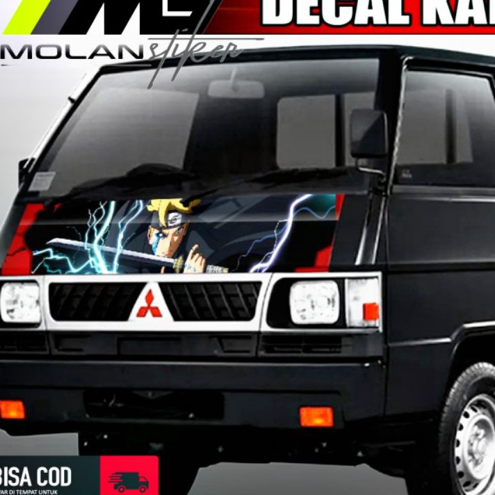 ✱Ready Stock✱ Decal Sticker Striping Variasi Kap/Kabin L300 Pickup - Decal Kabin Depan L300 - Decal 