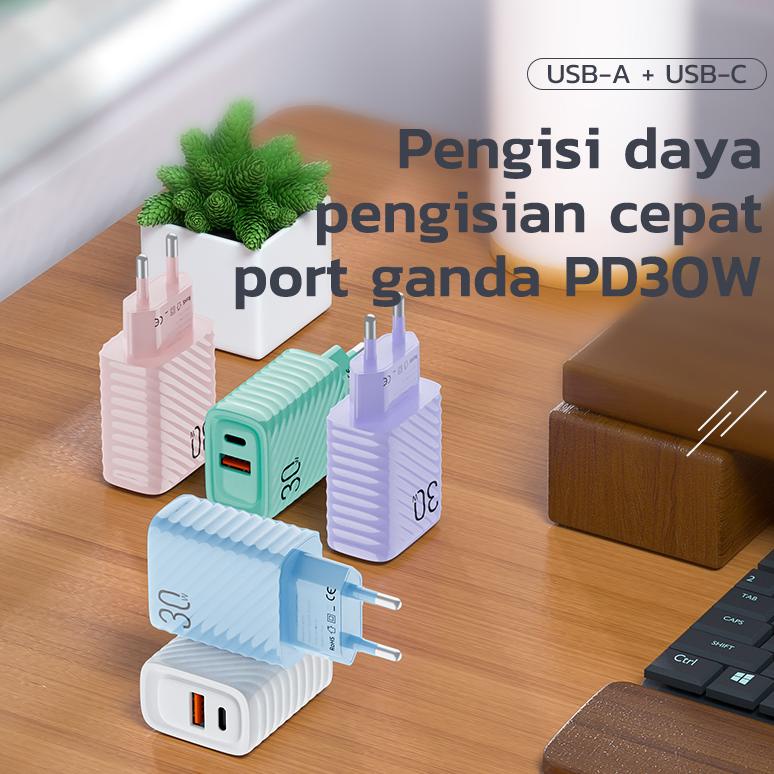 FLASH SALE BASIKE KEPALA CHARGER FAST CHARGING 30W OPPO SAMSUNG XIAOMI VIVO MOBIL ORIGINAL QUICK CHA