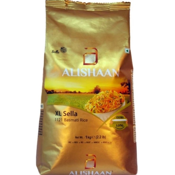 

TBXC7332 GROSIR Beras Basmati Premium Extra Long ALISHAAN XXL rice 1kg Kohinoor nasi kebuli nasi mandhi biryani 1 kg