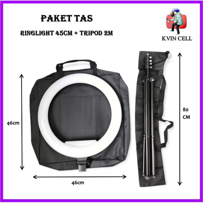 TERLARIS TAS RING LIGHT 45CM / TAS RING LIGHT 45CM DAN TRIPOD / TAS TRIPOD