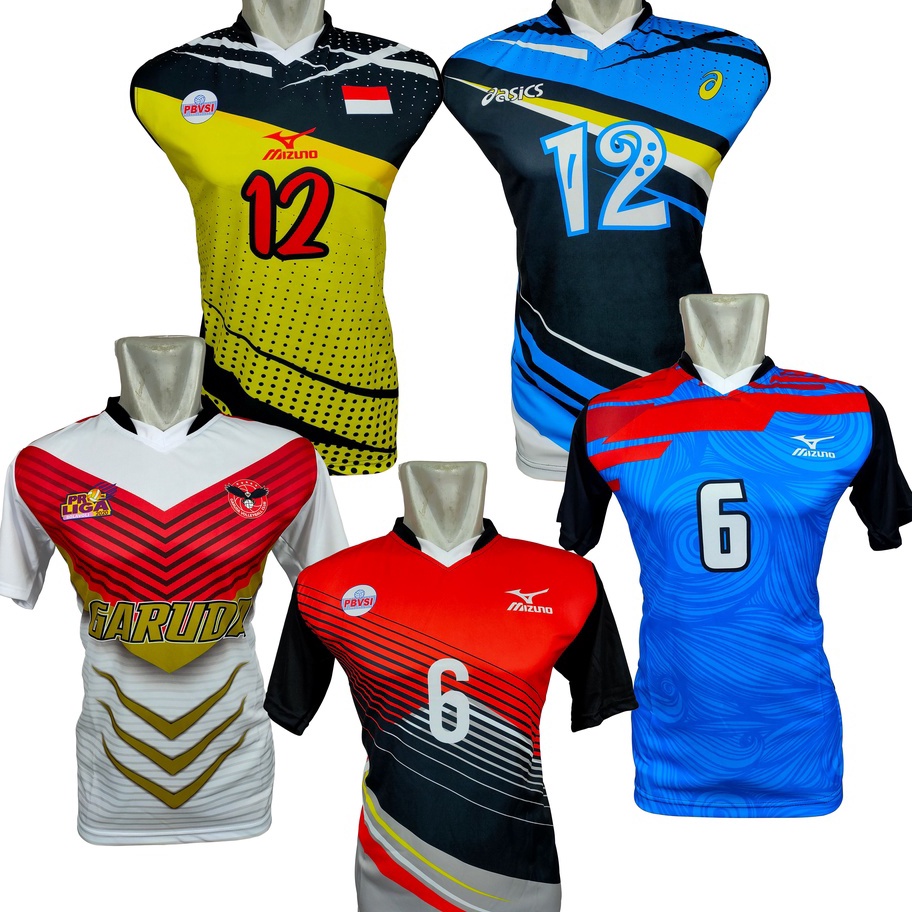 Diskon jersey proliga 2022 kaos atasan voli jersey printing voly volley