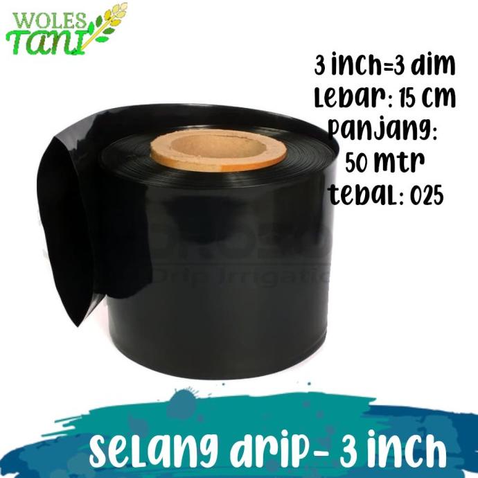 #@#@#@#@] Selang Drip Selang Irigasi Hitam 3 Inch Panjang 50 Meter