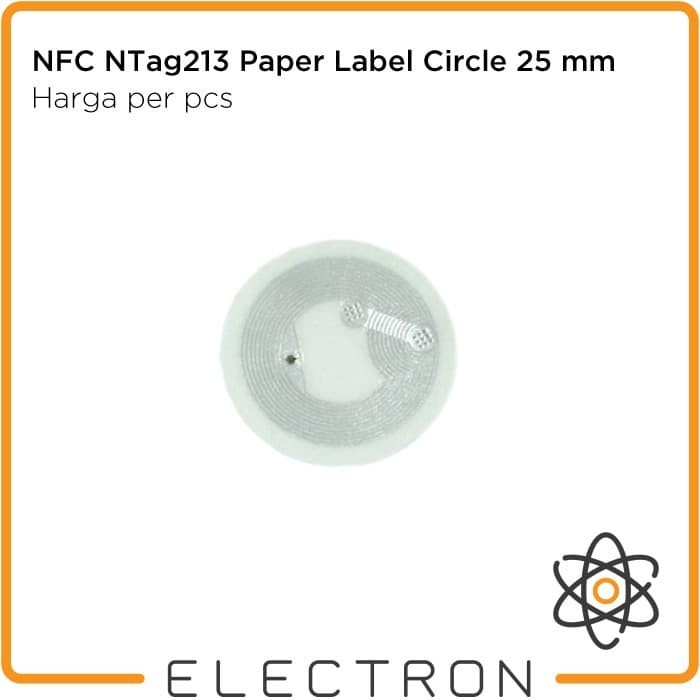 

Terlaris Nfc Ntag213 Paper Label Circle 25 Mm - Rfid 13.56 Mhz Tag Sticker