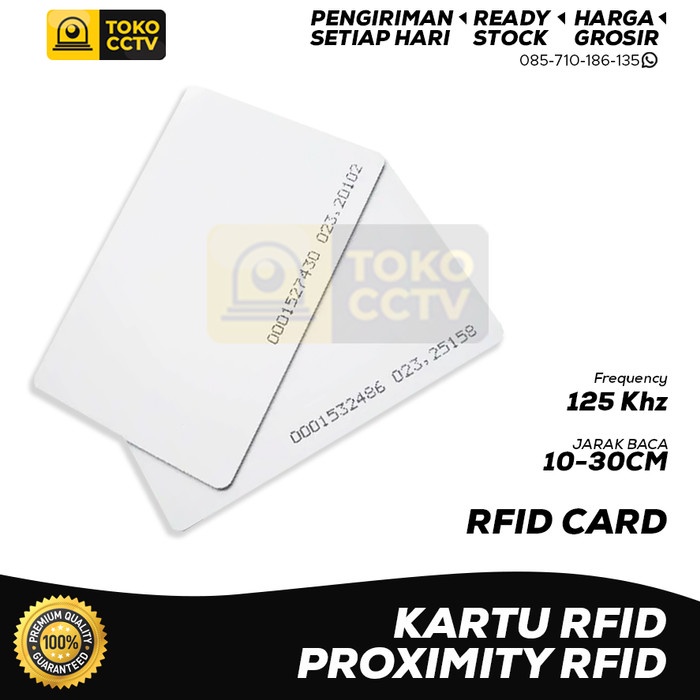 

Terlaris Kartu Rfid Proximity 125Khz Tipis/Rfid Card 125Khz Proximity
