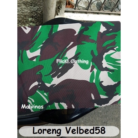 Terlaris Bahan Kain Loreng Velbed58 Wr Malvinas Velbed Malvinas Ad Tempur Ecer