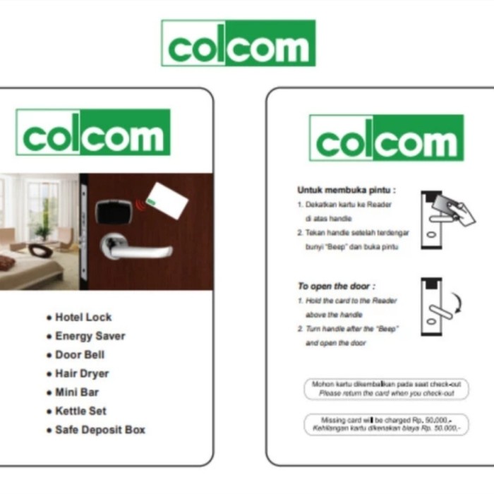 

Terlaris Rfid Colcom Card Type 9032