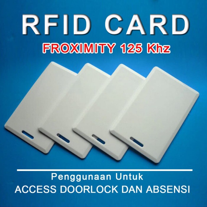 

Terlaris Access Control / Kartu Rfid 125 Khz / Akses Kontrol
