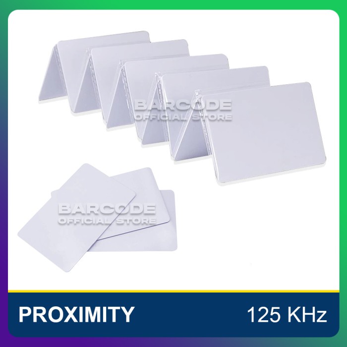 

Terlaris Kartu Rfid Proximity 125 Khz Pvc Id Polos Blank Card