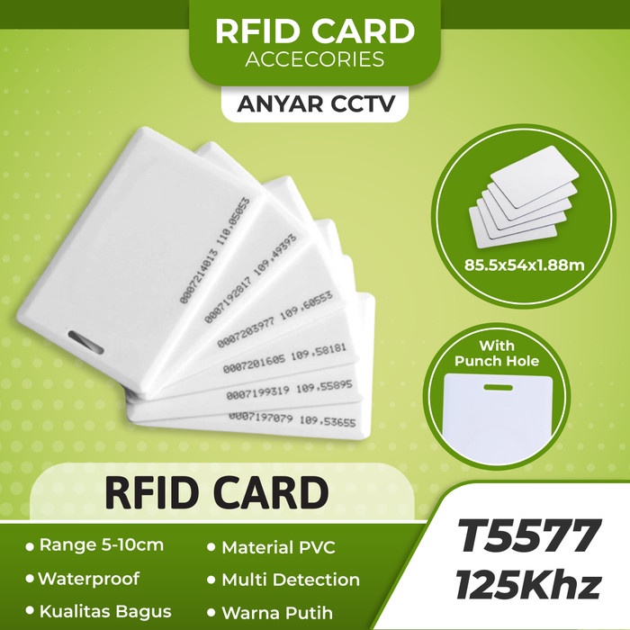 

Terlaris Rfid Card / Proximity Card / Id Card Tebal Kualitas Bagus