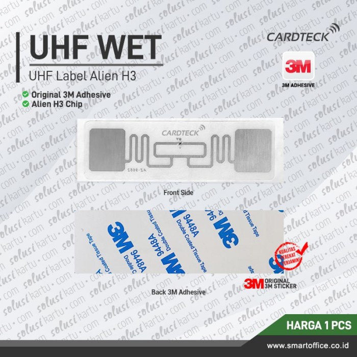

Terlaris Uhf Wet Inlay Rfid Tag Alien With Adhesive Label For Asset Management