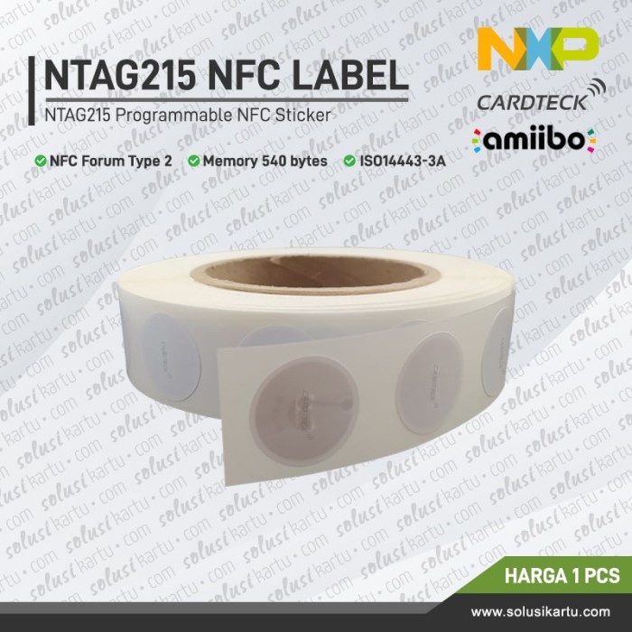 

Terlaris Nfc Ntag215 Label 25Mm Sticker Amiibo Nintendo Ntag 215 Clone Rfid Tag