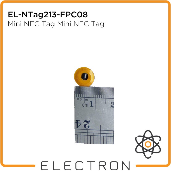 

Terlaris El-Ntag213-Fpc08 Nxp Fpc Label Mini 8Mm Nfc Rfid 13.56Mhz Tag Nxp Ntag