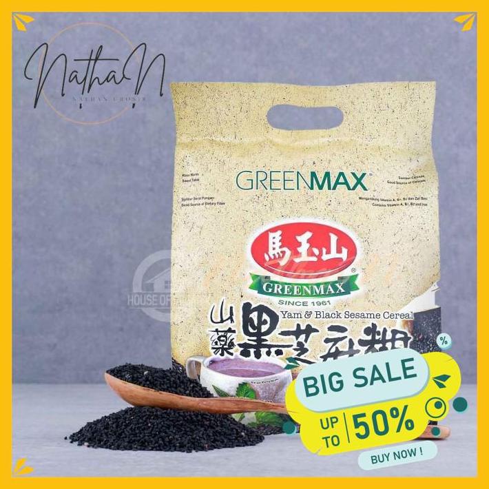 

GREENMAX YAM & BLACK SESAME CEREAL 455 GR BEST PRODUCT