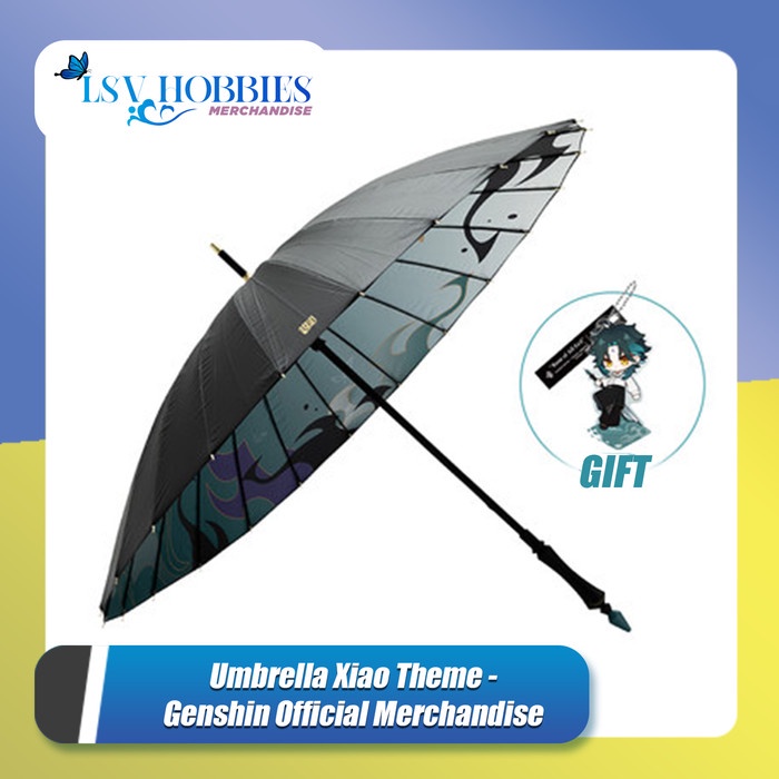 Emmir Genshin Impact Payung Umbrella Xiao Theme - Official