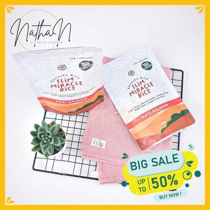 

SLIM MIRACLE RICE NASI HAINAM (KONNYAKU RICE) PRODUK PILIHAN