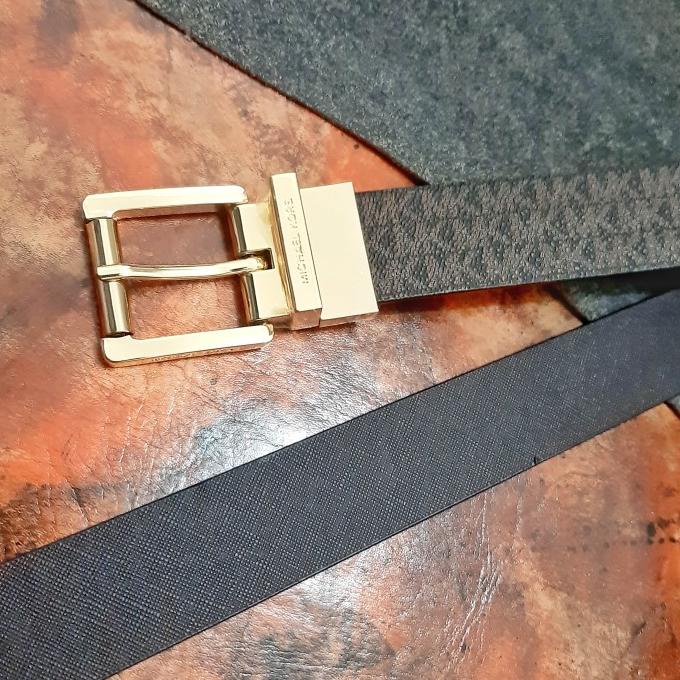 Ikat Pinggang Wanita Michael Kors Reversible Synthetic Leather Belt