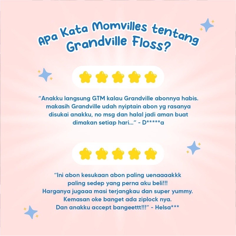 

Grandville Abon Sapi 100Gr/Ayam 100Gr/Ikan 100Gr Crunchy Mpasi Makanan Instant