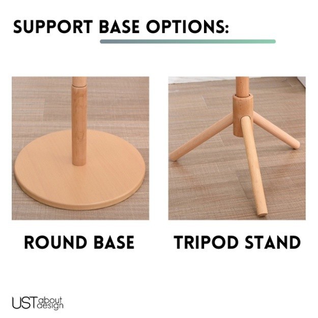 Stand Hanger Kayu Gantungan Baju Tas Gantungan Berdiri Multifungsi