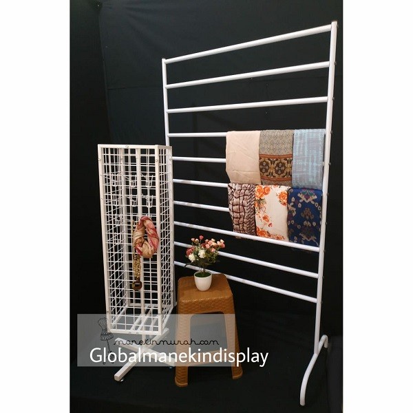 Terlaris Rak Jilbab Besi Susun Rak Kerudung Minimalis