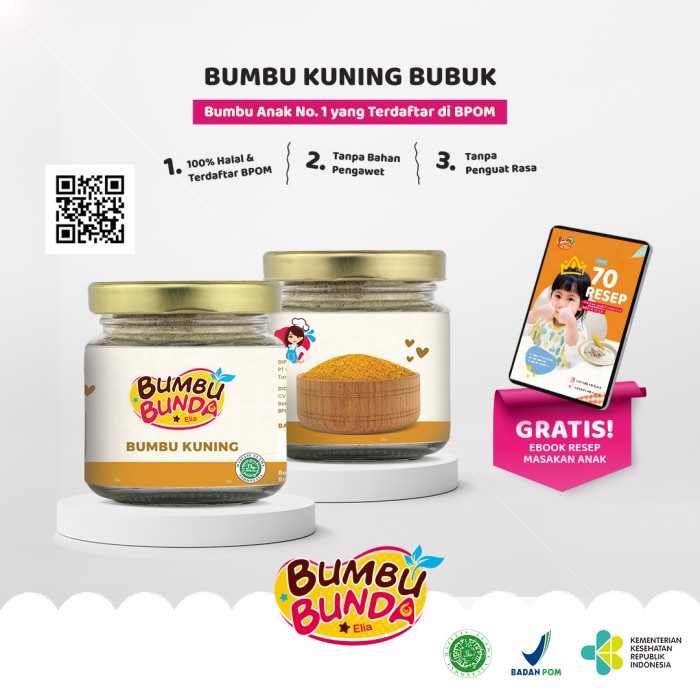 

Terlaris Bumbu Bunda By Elia Bumbu Dasar Kuning Non Msg Non Pengawet