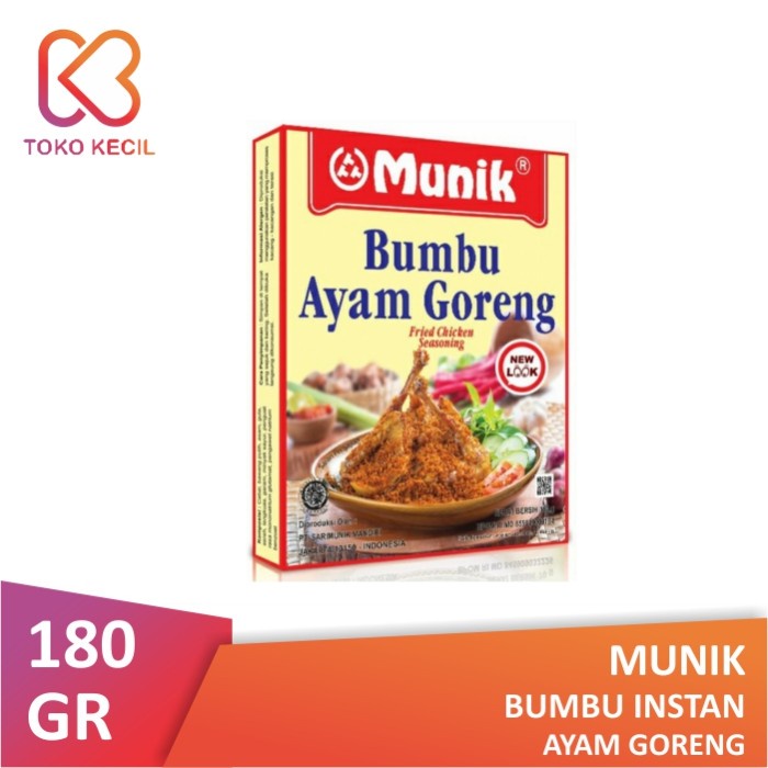 

Terlaris Munik Bumbu Ayam Goreng 180Gr