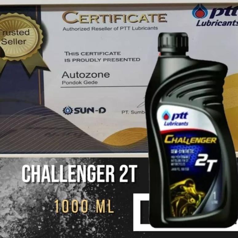 TODAY SALE OLI SAMPING PTT 2T CHALLENGER JASO FD