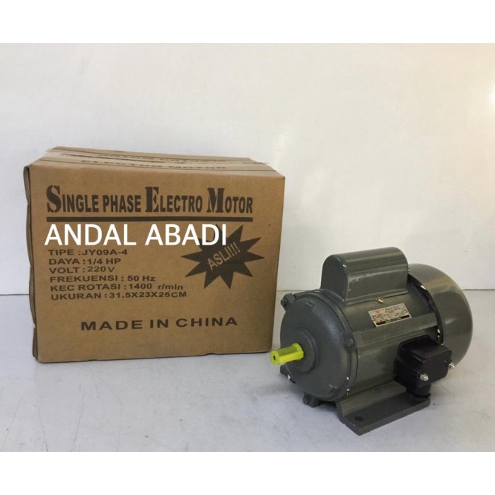 Terlaris Mesin Dinamo/Dinamo Pengerak/Electro Motor Sem 0.25 Hp 1 Phase 4 Pole