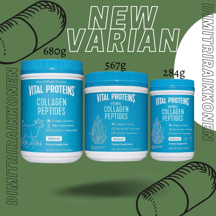 GRATIS ONGKIR Vital Proteins Beauty Collagen Vital Protein Collagen Peptides 284gr