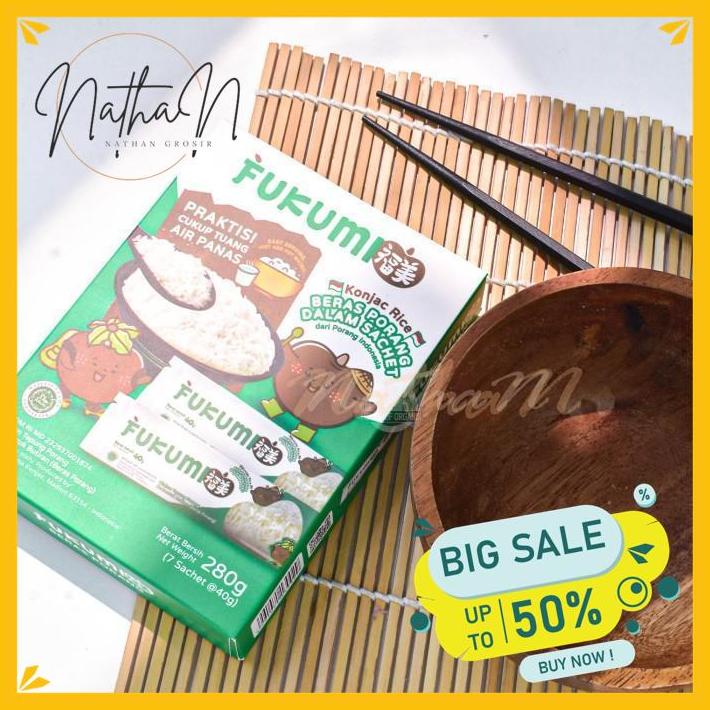 

FUKUMI BERAS PORANG BOX SACHET 280 GR TERJAMIN BEST