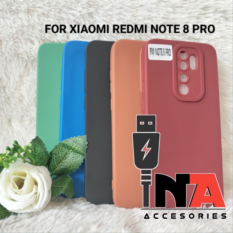 Softcase Pro Camera Xiomi redmi not 8 pro Silikon Case Macaron Tpu