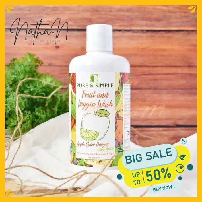 

VERDURE FRUIT & VEGETABLE WASH WITH APPLE CIDER VINEGAR N LIME 500 ML PRODUK TERBAIK